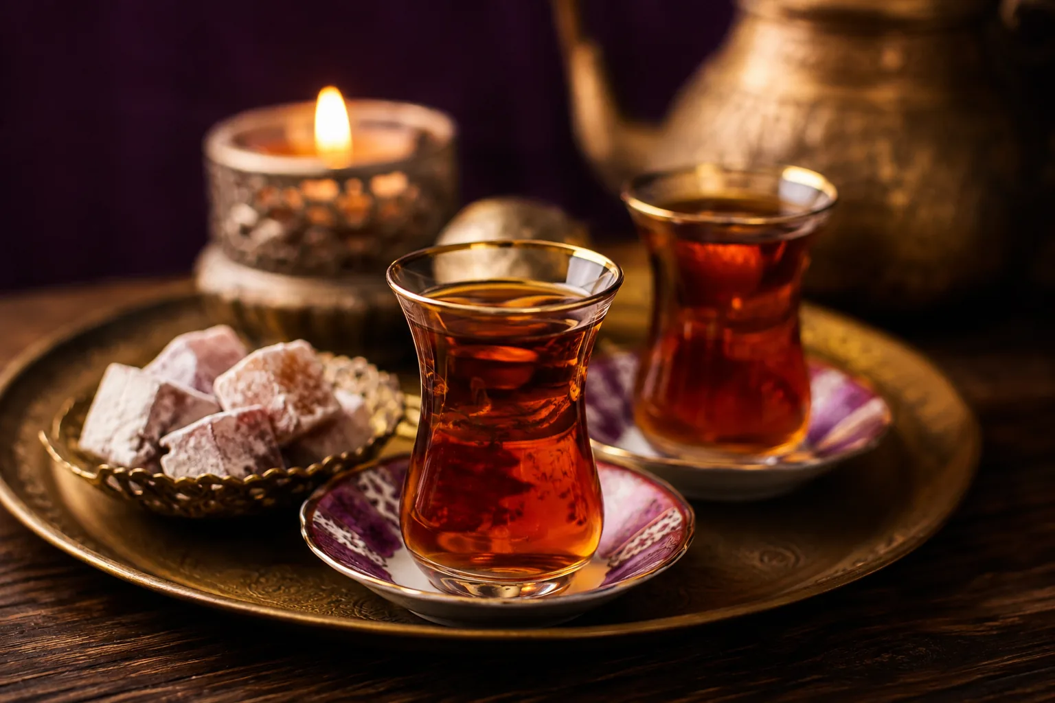 Karşılama çayı servisi — Lila Spa, Sultangazi misafirlerine hizmet veren salon